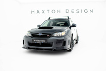 Subaru Impreza WRX STI Mk3 Facelift 2011-2014 Frontsplitter / Frontläpp V.2 Maxton Design